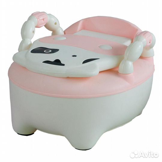 Горшок детский Pituso Буренка, Розовый