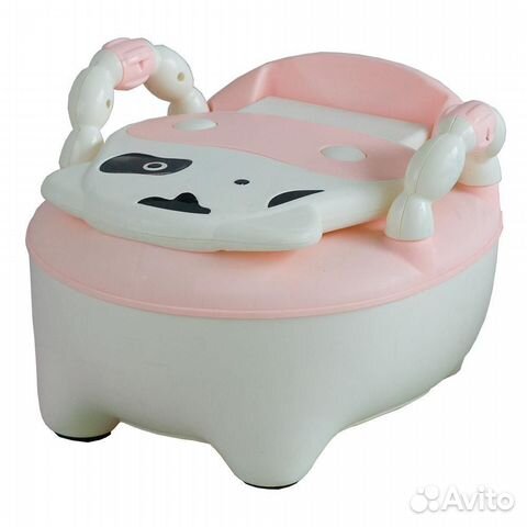 Горшок детский Pituso Буренка, Розовый