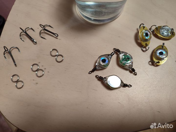 Блесна Мигалка светодиодная,триколор