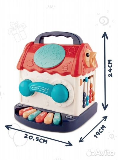 Развивающая игрушка музыкальный бизиборд