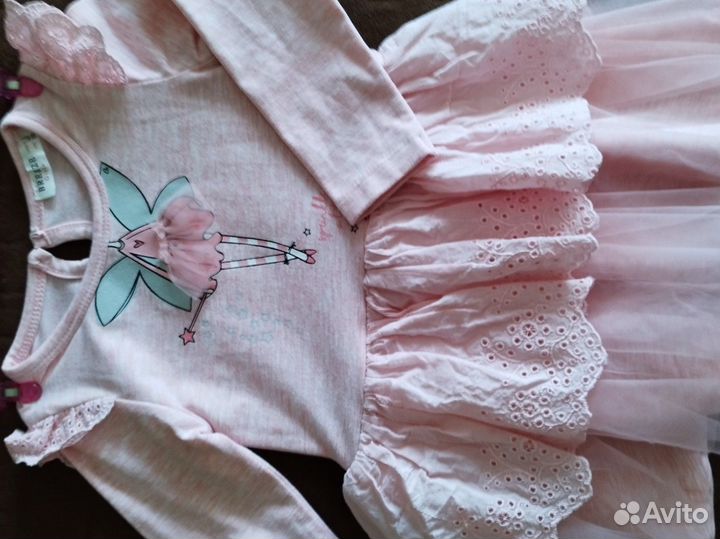 Нарядное платье для девочки 92