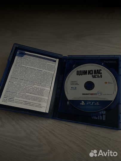 Диск на ps4 Last of us 2