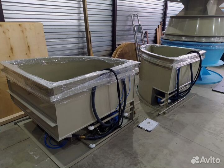 Угловая купель под ключ