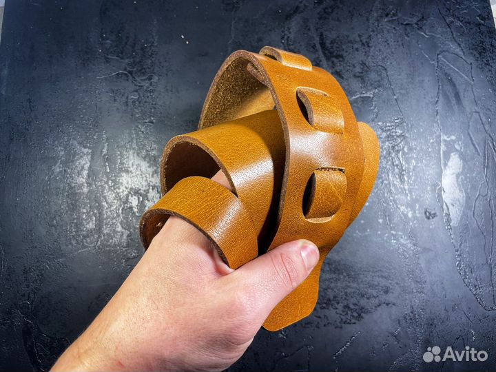 Ремень для гитары из кожи