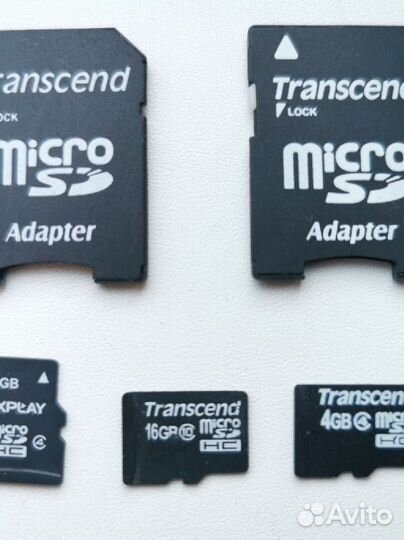 Карты памяти MicroSD 4 гб