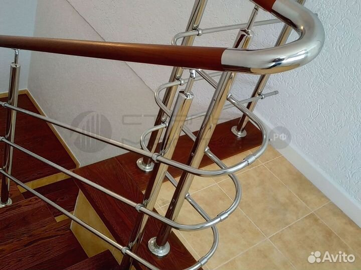 Перила ограждения поручни из нержавейки