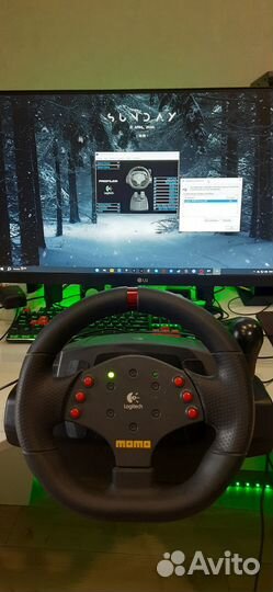 Руль logitech momo racing