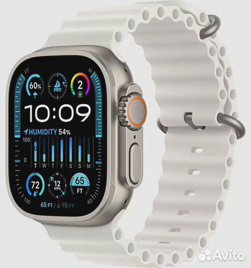 Apple Watch Ultra 2 49MM Titanium White Ocean Band
