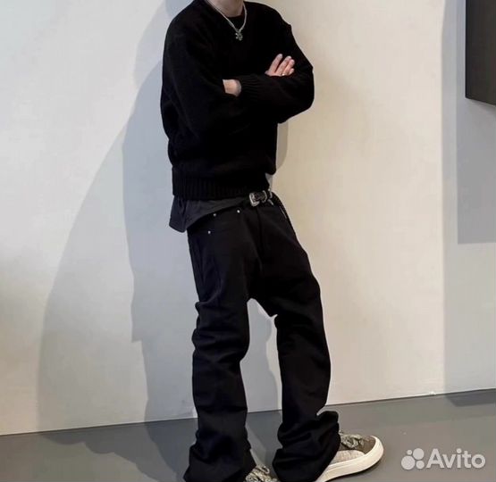 Джинсы клёш Rick Owens holnss