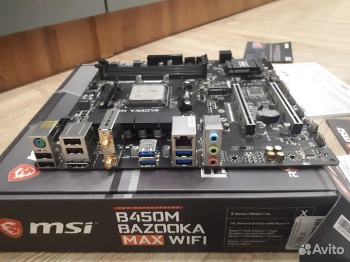 Материнская плата msi b450m и ryzen 3 3100