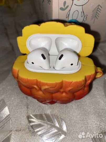 Чехол для наушников airpods 2 one piece