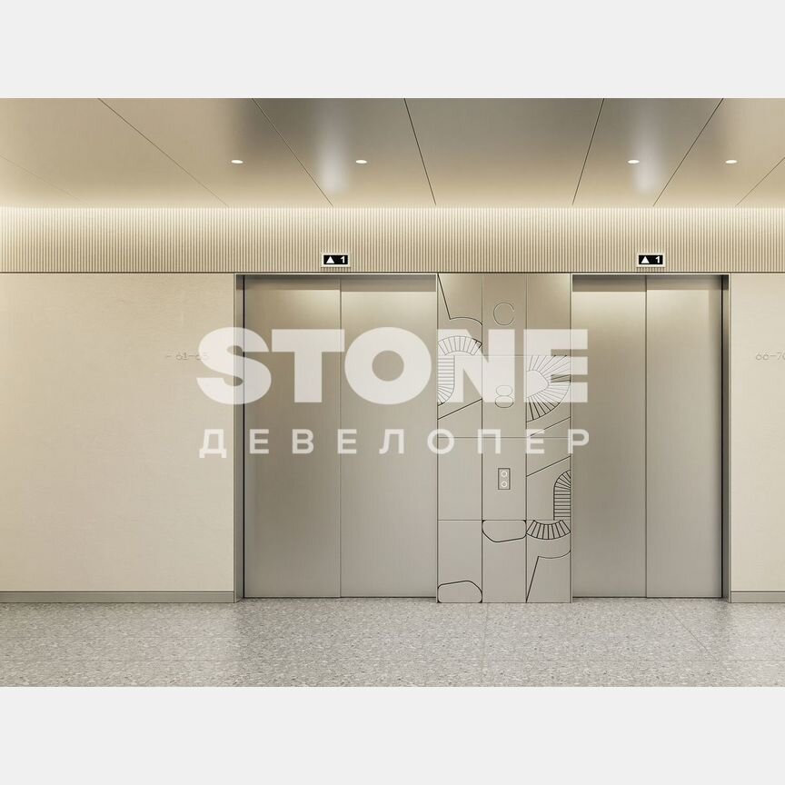 2-к. квартира, 68,4 м², 22/24 эт.