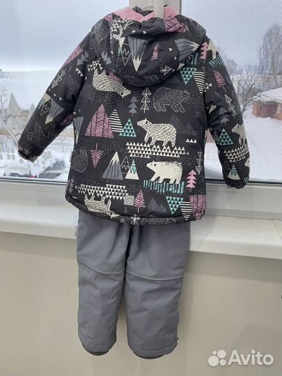 Зимний костюм для девочки Crockid 98-104