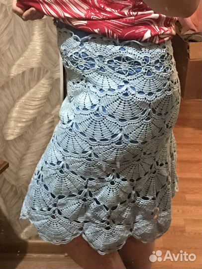 Вязаная юбка