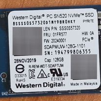 Продам новый SSD WD PC SN520 128Gb