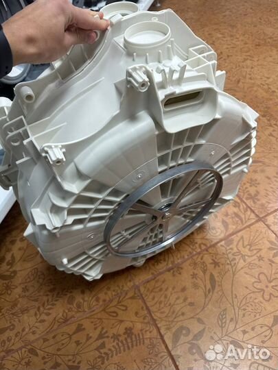 Бак стиральной машины indesit 40л барабан/шкив/под