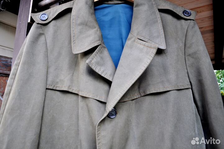 Плащ брезентовый мужской винтаж