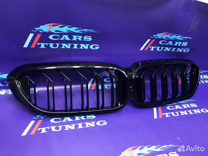 Решетка радиатора BMW G30 до рест в стиле рест LCI