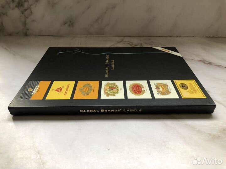 Коллекция из семи эмблем кубинских сигарных марок