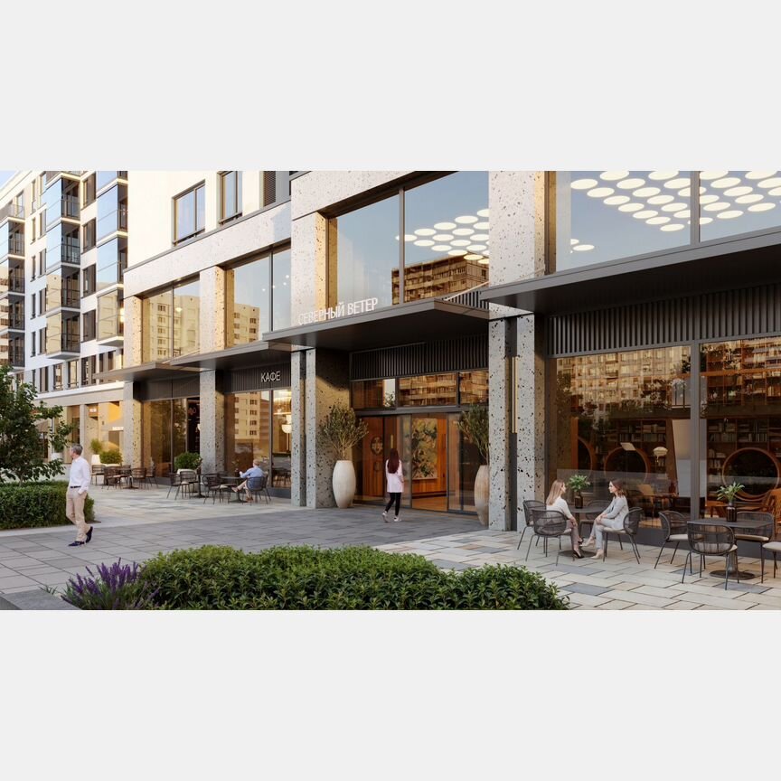 1-к. квартира, 52,2 м², 6/15 эт.