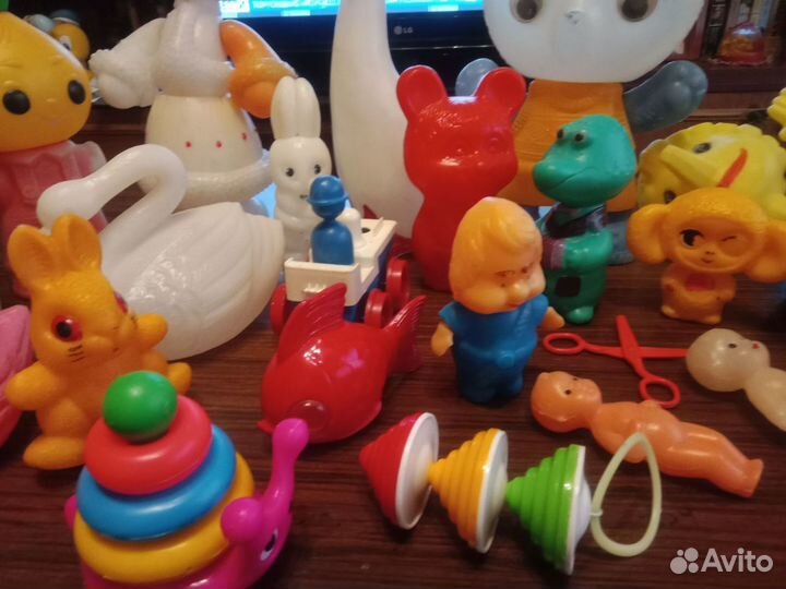Пластмассовые игрушки СССР