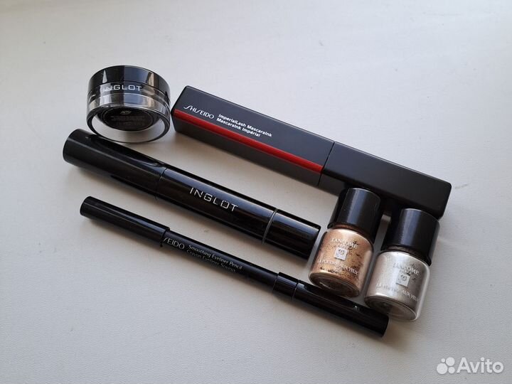 Набор косметики пакетом lux inglot lancom shiseido