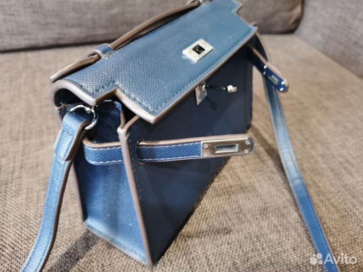 Сумка Hermes pochette натуральная кожа