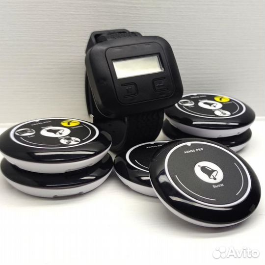 Кнопка вызова официанта и часы-пейджер Эконом