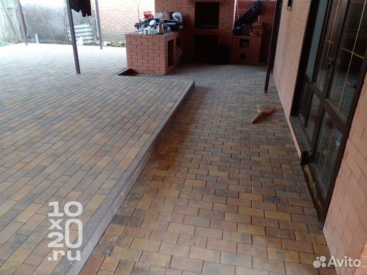 Тротуарная плитка, бордюры, газонная решетка