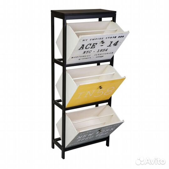 Тумба для обуви С тремя ящиками, HX21-006S