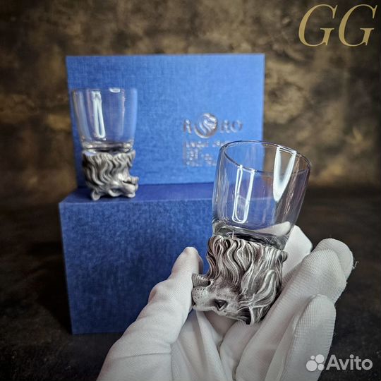 Рюмки перевертыши лев