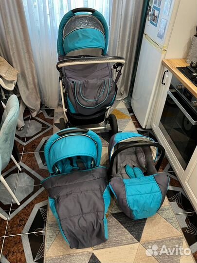 Коляска 3 в 1 indigo