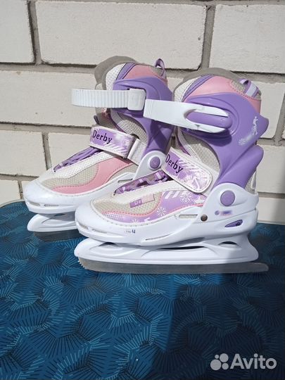 Коньки раздвижные для девочки