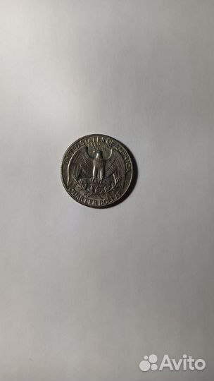 Монета Liberty Quarter Dollar