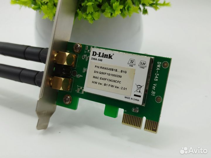 WI-FI адаптер PCI Express D-Link DWA-548/C1A
