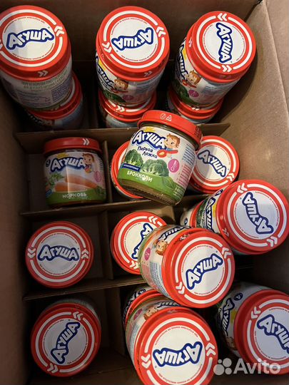 Детское питание агуша пюре овощное