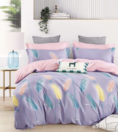 Постельное белье простынь на резинке по кругу