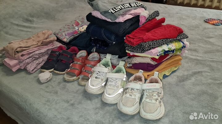 Вещи пакетом на девочку 3 4 года