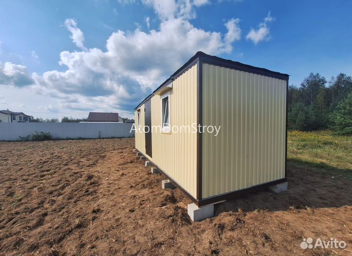 Блок контейнер 6*2,4м для строителей