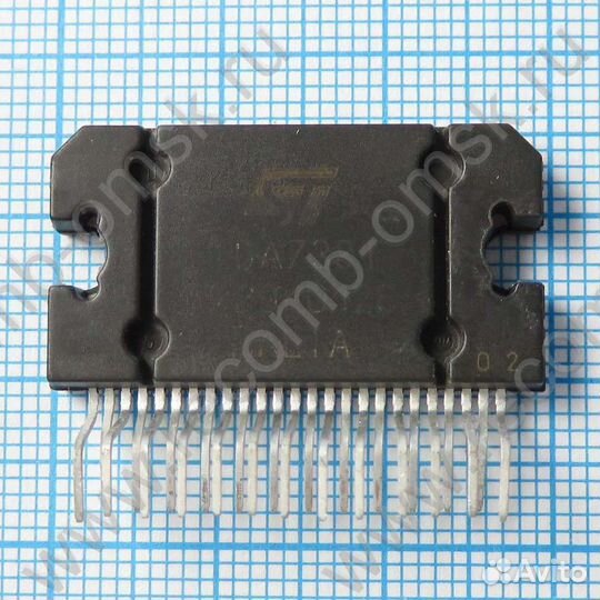 TDA7381 - унч-dmos 4x43W BTL (14.4V/2 Ом), max 4x80W, Gv26dB, Mute/Standby, HSD