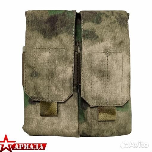 Подсумок двойной ак под 4 магазина мох Phoenix