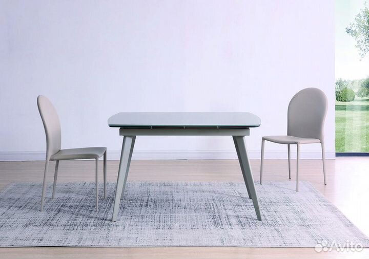 Стол Eliot 80*120/180 закаленное стекло