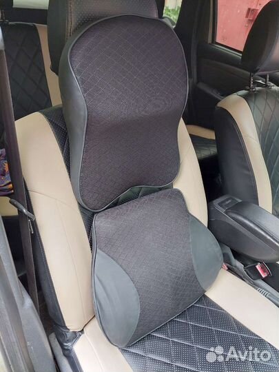 Автомобильный подголовник для шеи и поясницы