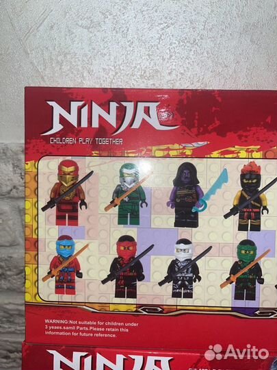 Lego ninjago минифигурки набор фигурок 12 штук