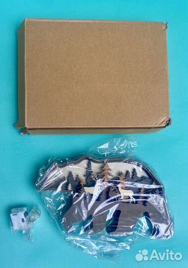 Ночник светильник медведь