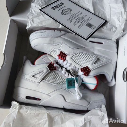 Оригинал Nike Jordan 4 University Red