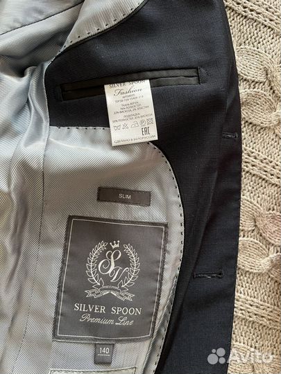 Школьный костюм для мальчика 140 синий