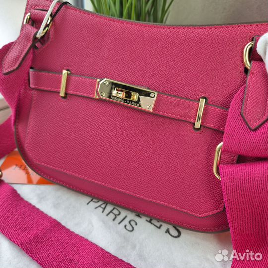 Сумка Hermes Jypsiere новая люкс фуксия