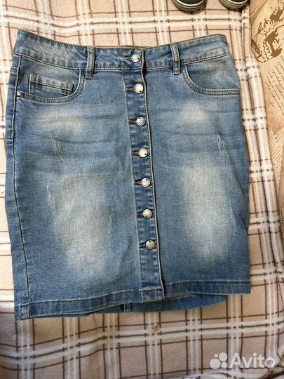 Юбка джинсовая
