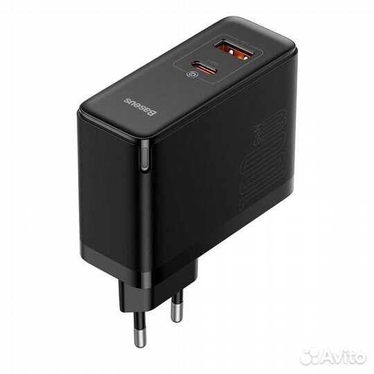 Сзу 100W Baseus Charger C+U + Кабель Type-C 1m